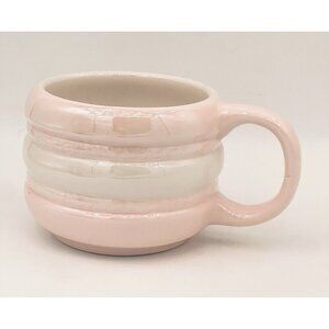 Pink Macaroon Cookie Mug Ceramic Sheffield Home Sweet Treats Pearl Iridescent